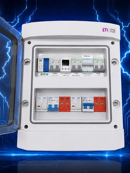 Готовый щиток защиты инвертора 1 фаза/Deye 5-12 кВт AC+DC