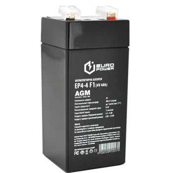 Батарея к ИБП Europower EP4-4F1, 4V-4Ah (EP4-4F1) (355667)
