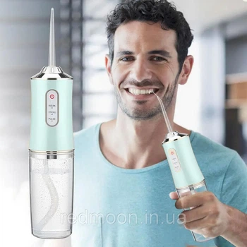 Портативный ирригатор для полости рта 230 мл Portable Oral Irrigator, Голубой