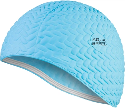 Шапка для плавання Aqua Speed BOMBASTIC TIC-TAC Light Blue W (117-02)