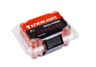 Батарейка пальчик ENERLIGHT MEGA POWER AA 1.5V бокс 24 шт.