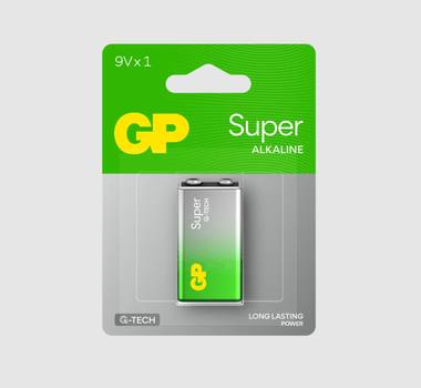 Батарейка крона GP Super Alkaline 6LF22 9V 1 шт. блістр