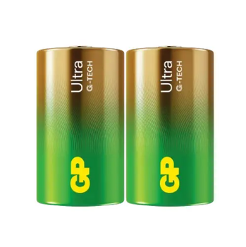 Батарейка бочка GP Ultra Alkaline R20 13A 1.5 V 2 шт. пленка