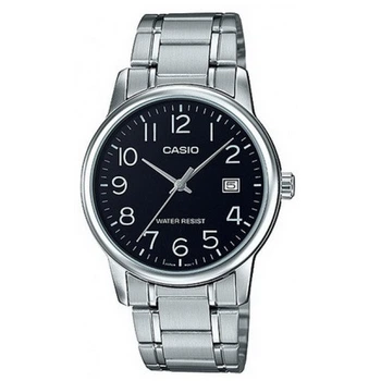 Чоловічий годинник Casio MTP-V002D-1B чорний 30 м