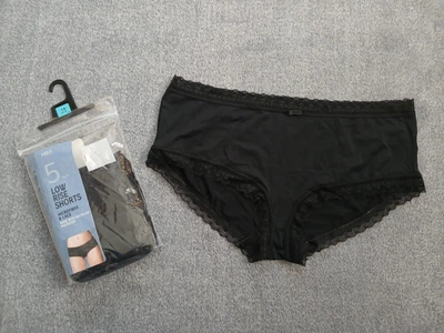 Женские трусы шортики Marks & Spencer (M&S) с кружевом набор 5 шт р. UK 14 / EUR 42