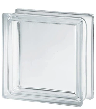 Стеклоблок бесцветный гладкий матовый с 1-ой стороны ClearView Sahara 1S 1919/8