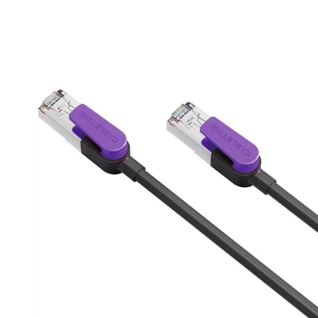 Патч-корд CableTime Cat8 FTP 40Gbps 2000MHz, 10 м, чорний (CN80S) (CA915651)