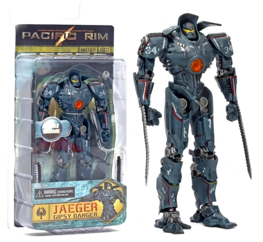 Коллекционная фигурка робота NECA из фильма Тихоокеанский рубеж Pacific Rim Jaeger Gipsy Dange 18 см