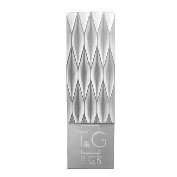 USB-флешнакопичувач T&G 8GB металевий корпус компактний для зберігання даних сталевий