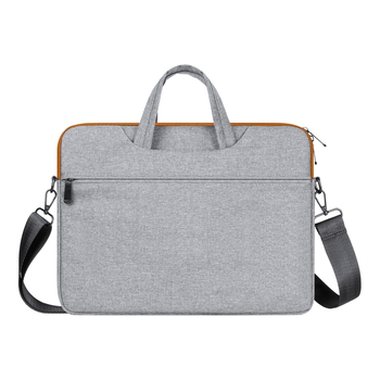 Сумка Dux Ducis LBJC Shoulder Bag для ноутбука 15.5-16 дюймов водоотталкивающая с защитой от повреждений Light Grey MC-10410