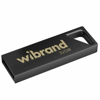 USB флешка 32 Гб Wibrand Stingray серый металл для хранения данных