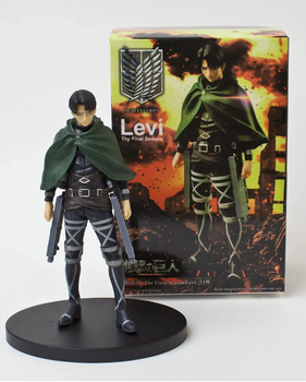 Коллекционная аниме фигурка Леви Аккерман Атака Титанов / экшн-фигурка Levi Ackerman Attack on Titan