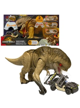 Динозавр Дистортус Рекс на радиоуправлении Jurassic World Rebirth Remote Control Track 'n Chomp Dinosaur Distortus Rex