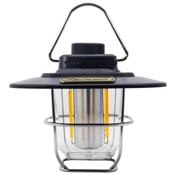 Ліхтар кемпінговий Westinghouse RETRO LED Filament WF242 Type-C з функцією Power Bank (black)