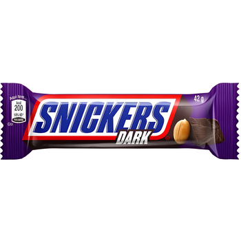 Батончик Snickers Limited Edition Dark с тёмным шоколадом 45 г