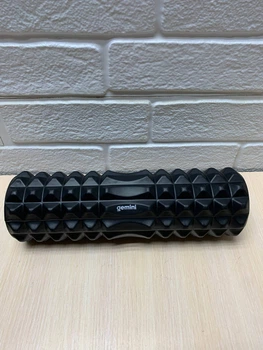 Ролер для занятия йогою и пилатесом Gemini Hard (GY-2000BK) 30см*9,5см черный