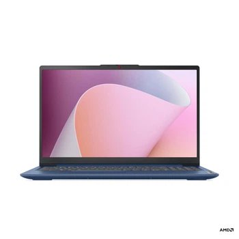 Ноутбук Lenovo IdeaPad Slim 3 (82XQ01TDRM), AMD Ryzen 3 30 / 15.6″ / RAM 8 ГБ LPDDR5 / SSD 256 ГБ / AMD Radeon 610M Graphics / Без ОС / Синій
