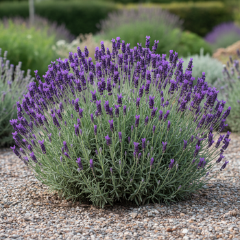 Саженцы Лаванды узколистной Платинум Нико (Lavandula angustifolia Platinum nico) Р9