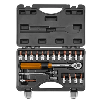 Динамометричний ключ з набором біт Neo Tools 08-821 1/4 " 5-25 Нм комплект 21 шт