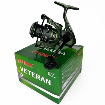 Катушка спиннинговая Feima Veteran FD 1000 4+1BB 5.2:1 металлическая шпуля