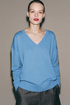 Трикотажний светр з бавовни Zara 2893/058 S