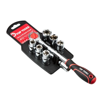 Ключ в наборі з головками Top Tools 38D143 1/2" набір 8 шт