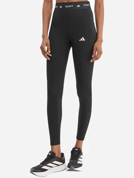 Спортивные леггинсы для фитнеса высокие женские Adidas IT2282 M Черные (4067894850063)