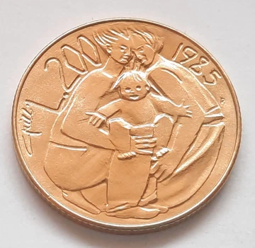 Монета Сан-Маріно 200 лір 1985