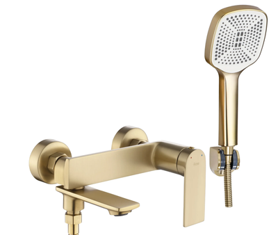 Смеситель для ванны Rea Storm настенный brushed gold REA-B7963