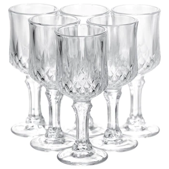 Набір чарок на ніжці Vintage Crystal для міцних напоїв 6 штук 50 мл Yiwu HP-34-75