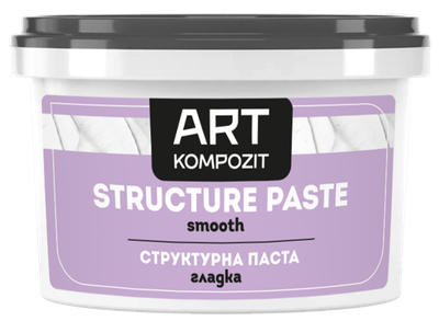 Паста структурна гладка "ART Kompozit", білий, 0,3 л