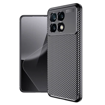 Чехол Fiji Ultimate Carbon для Poco F8 Pro противоударный бампер черный
