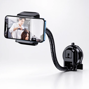 Тримач для смартфона на присоску гнучкий MadeInFuture ML-241 Black (MIF91917)