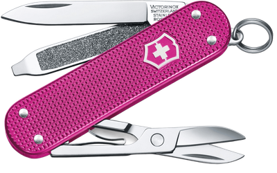 Швейцарський ніж Victorinox Classic SD Alox 5 функцій Flamingo Party (0.6221.251G) (7613329119044)