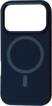 Чохол для смартфона Apple iPhone 17 Pro BeCover FIBRA Silicone OmniMag Deep Blue (BC_716216)