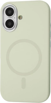 Чохол для смартфона Apple iPhone 16 BeCover FIBRA Silicone OmniMag Milk White (BC_716230)