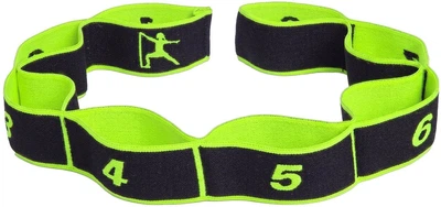 Еспандер стрічковий EasyFit Medium (M) 90х3 см гумка з петлями для розтяжки, фітнесу та тренувань EF-1682-GN Зелений (56001690)