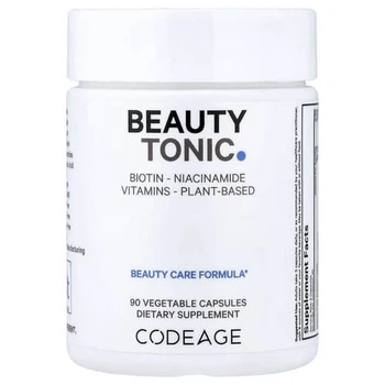 Вітаміни для шкіри, волосся, нігтів Codeage Beauty Tonic 90 рослинних капсул
