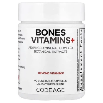 Вітаміни для здоров'я кісток Codeage Bones Vitamins+ 90 рослинних капсул