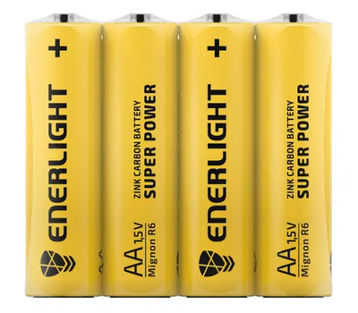 Батарейка ENERLIGHT SUPER POWER R06/AA, 4 шт.