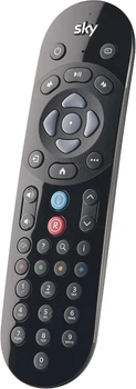 Пульт Sky SKY135 ручний чорний сумісний зі Sky Q 1TB 2TB та Sky Q Mini з функцією голосового пошуку для керування ТВ-боксом та телевізором