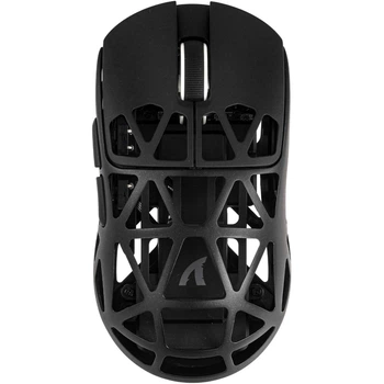 Мишка Attack Shark R2, Wireless/Bluetooth, 42000dpi, (PAW3950), 6кн., Black (R2B_AS)