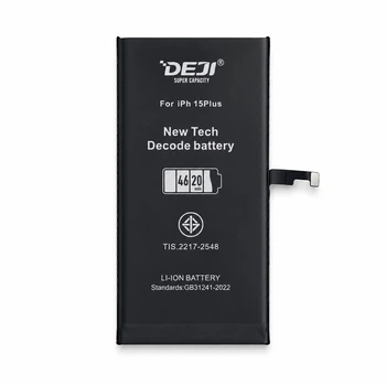 Сменная батарея Deji для iPhone 15 Plus 4620 mAh с контроллером аккумулятор для восстановления автономного питания телефона