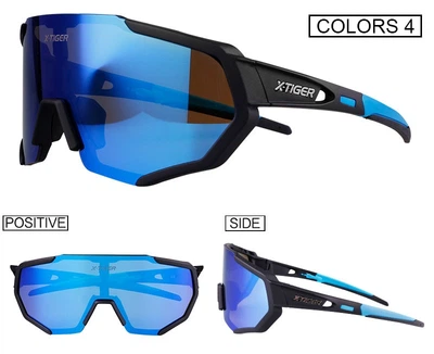 Окуляри X-tiger 5 лінз, Фотохром, tr90 Black & Blue