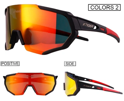 Окуляри X-tiger 5 лінз, Фотохром, tr90 Black & Red
