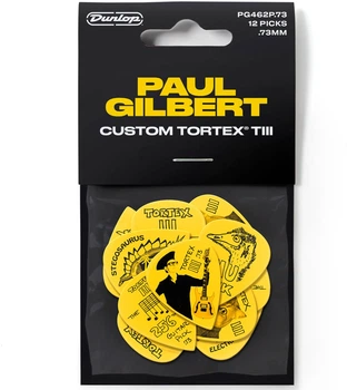 Набор медиаторов Dunlop Paul Gilbert Custom Tortex TIII Pick .73mm
