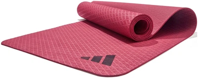 Килимок для йоги Adidas бордовий 176 х 61 х 0,4 см мат для йоги унісекс для фітнесу та тренувань