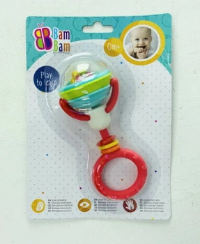 Брязкальце в ручку для немовлят Льодяник Bam Bam, 521372