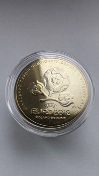 Монета 1 гривня "євро 2012" з рола UNC в капсулі