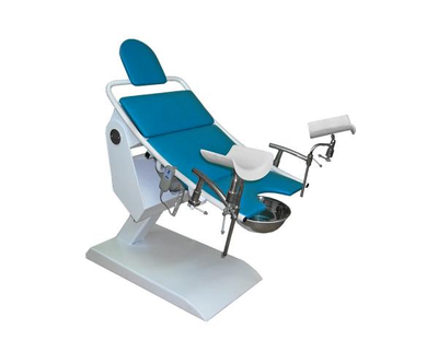 Кресло гинекологическое КГ-3Э с электроприводом Голубой
